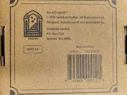 Sea Of Legends: Metal Notoriety Tokens  board game collectible [Barcode 845866009121] - Main Image 2