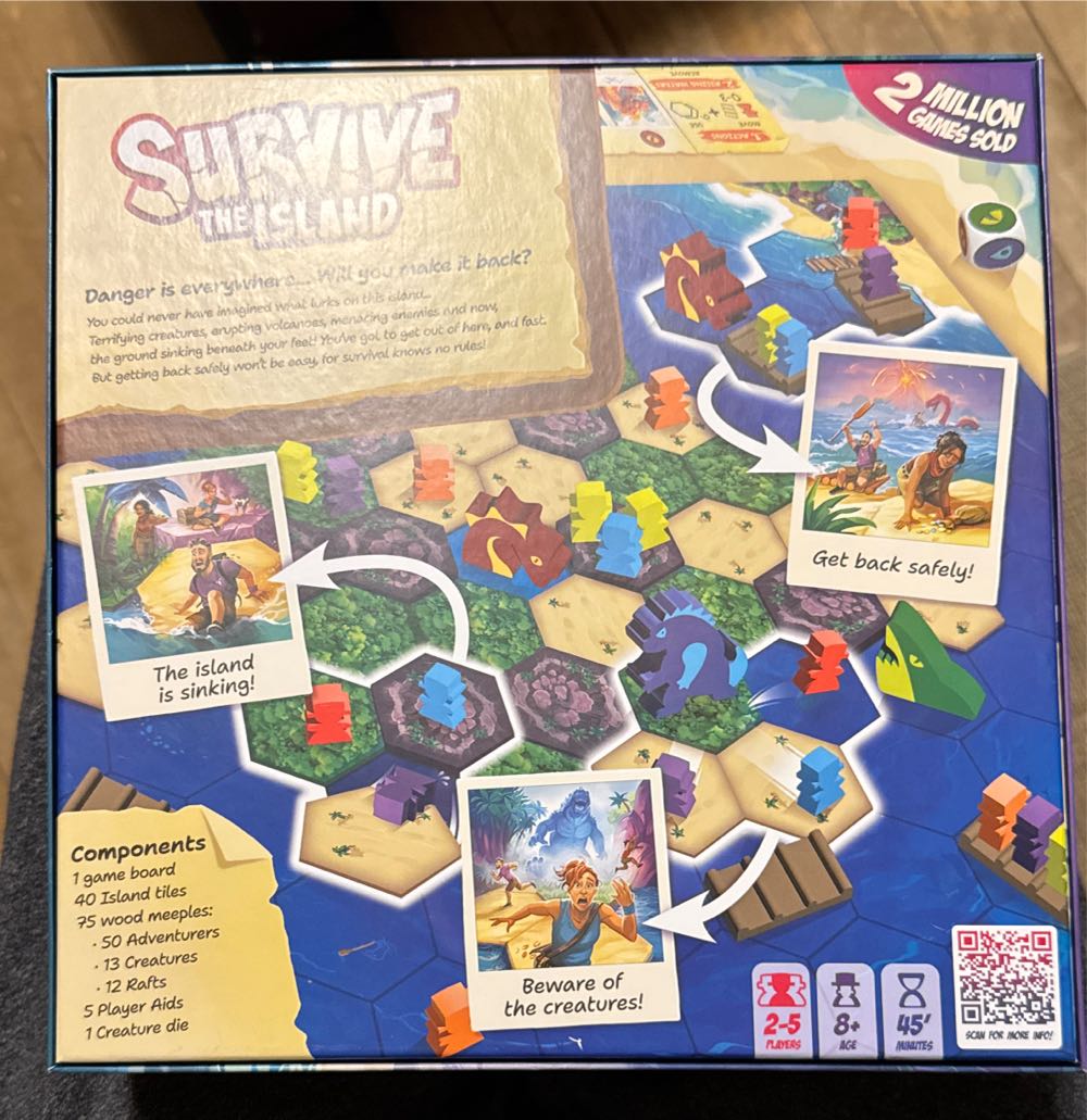 Survive The Island S Exciting Fun Strategy And For Island Adventure Tabletop Adventures  board game collectible [Barcode 3558380119197] - Main Image 2