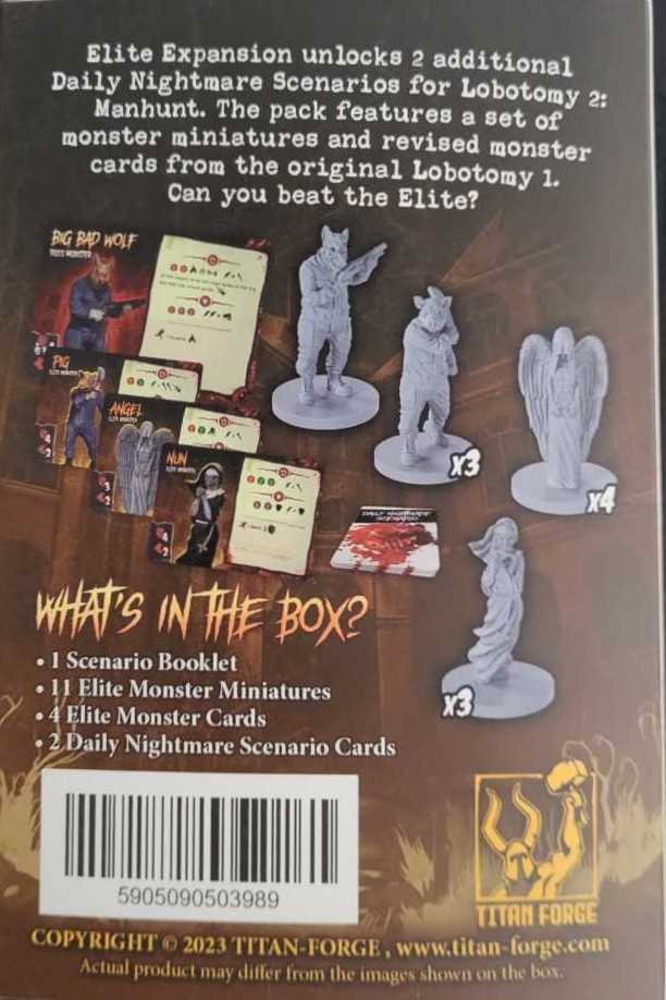 Lobotomy II: Lobotomy I Monsters Elite  board game collectible [Barcode 5905090503989] - Main Image 2