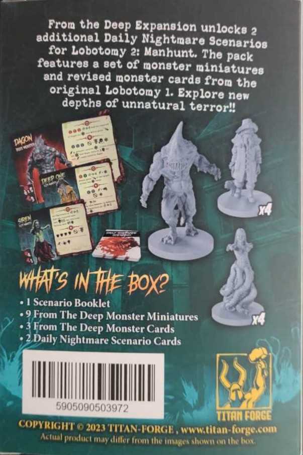 Lobotomy II: Lobotomy I Monsters From The Deep  board game collectible [Barcode 5905090503972] - Main Image 2