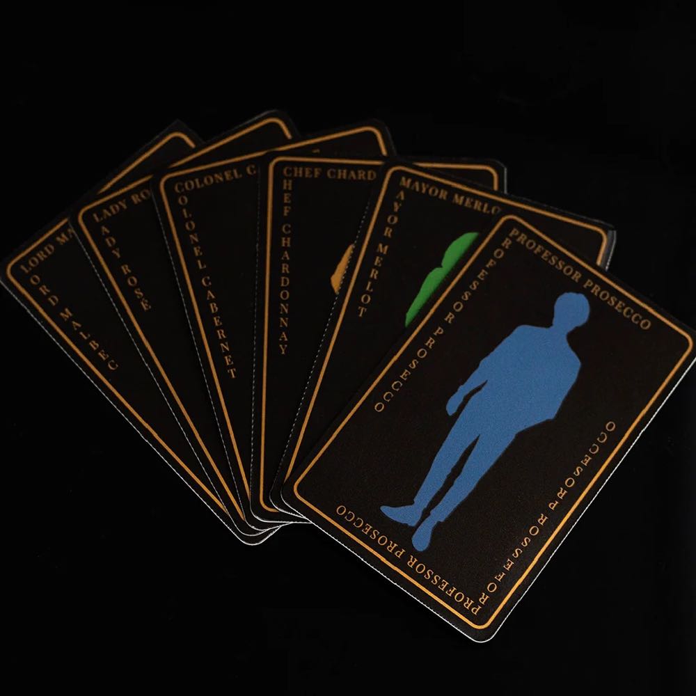 Clue Lux Editions: Clue® MURDER at the WINERY Game Pack  (3-6) board game collectible [Barcode 850053903779] - Main Image 4