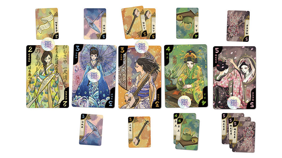Hanamikoji  (2) board game collectible [Barcode 4713052640280] - Main Image 2