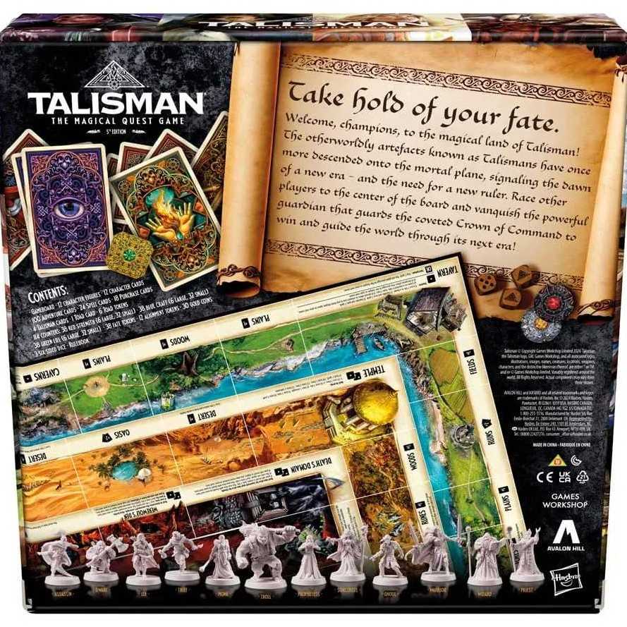 Talisman : The Magical Quest 5th Edition  (2-6) board game collectible [Barcode 5010996213341] - Main Image 2