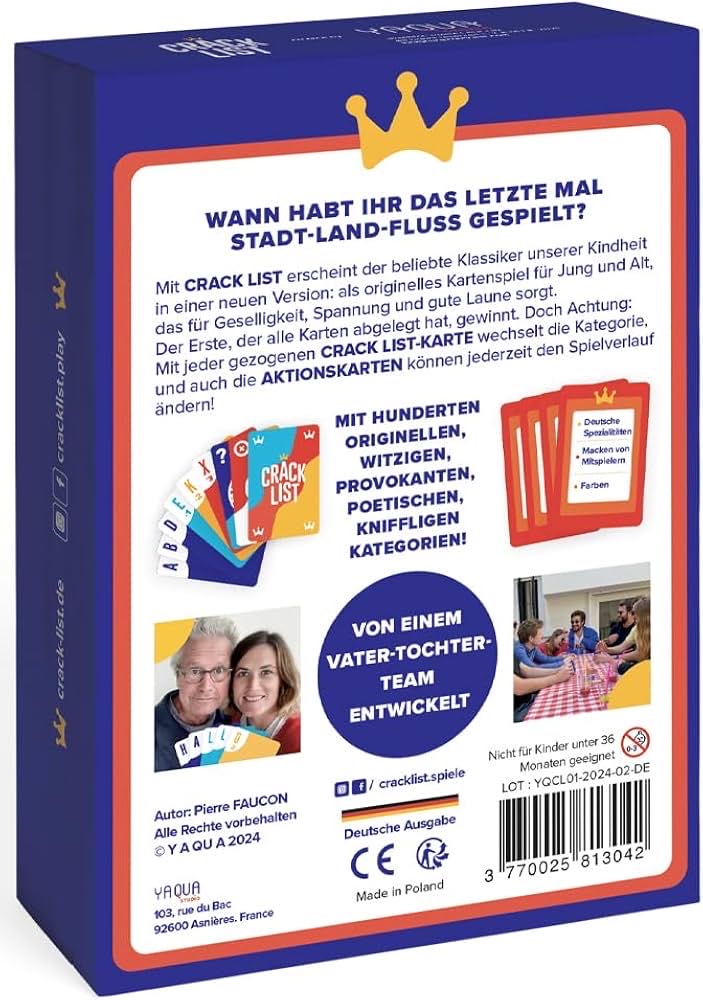 Crack List  (2-8) board game collectible [Barcode 3770025813042] - Main Image 2