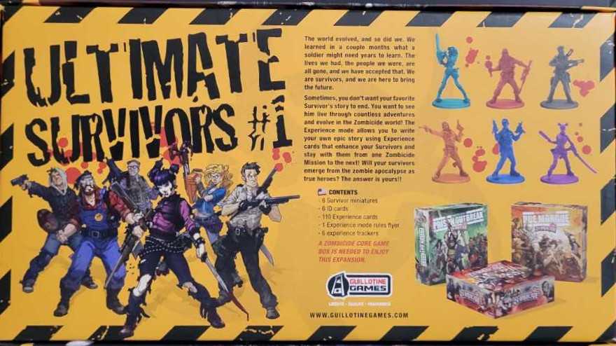 Zombicide Ultimate Survivors #1  (1-6) board game collectible - Main Image 2