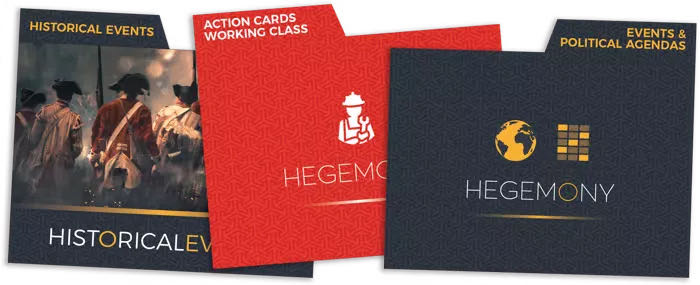 Hegemony: Card Dividers  board game collectible [Barcode 753692101448] - Main Image 2