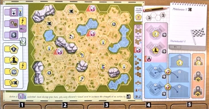 Ark Nova: Zoo Map Pack 2  (1 - 4) board game collectible [Barcode 850045365547] - Main Image 4