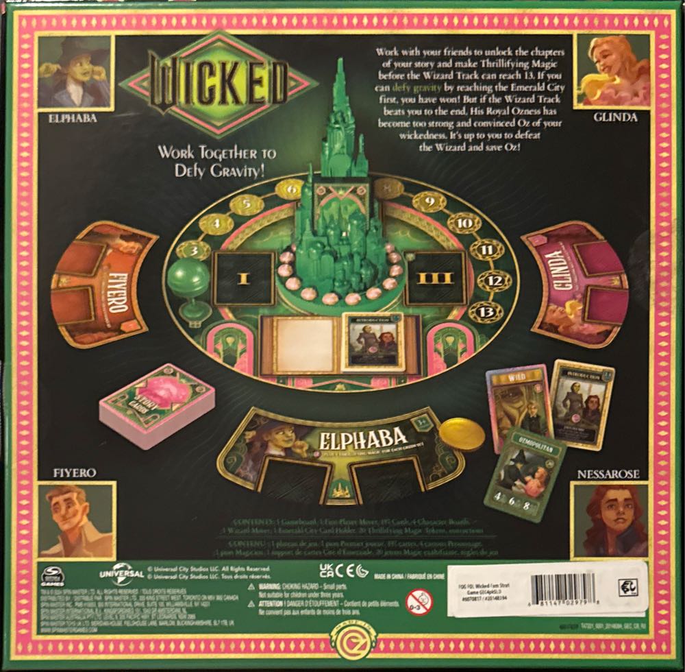 Wicked The Game  (2-4) board game collectible [Barcode 681147029798] - Main Image 2