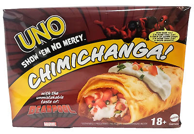 UNO: Show‘em No Mercy: Deadpool Chimichanga!  (2-6) board game collectible [Barcode 194735285853] - Main Image 2