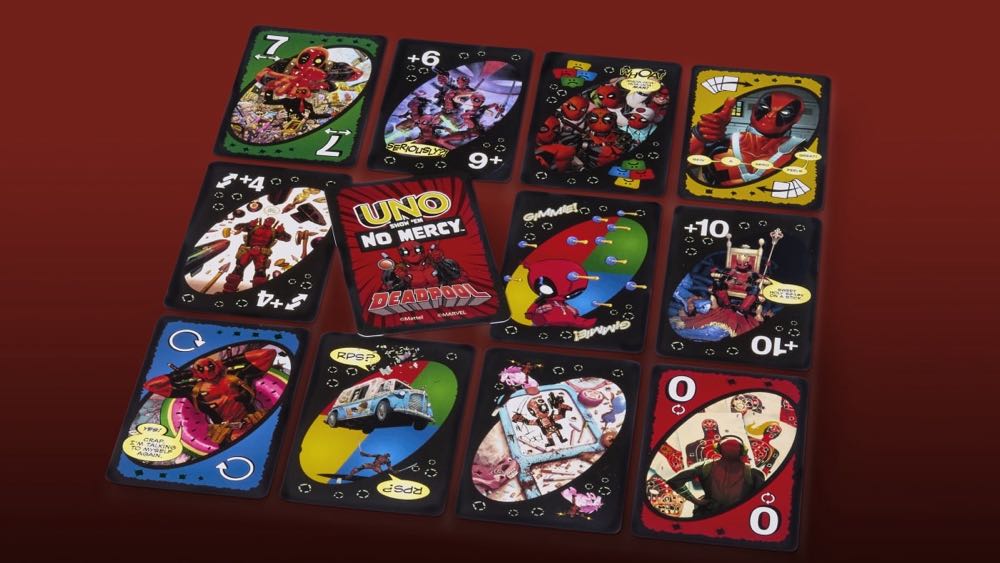 UNO: Show‘em No Mercy: Deadpool Chimichanga!  (2-6) board game collectible [Barcode 194735285853] - Main Image 3