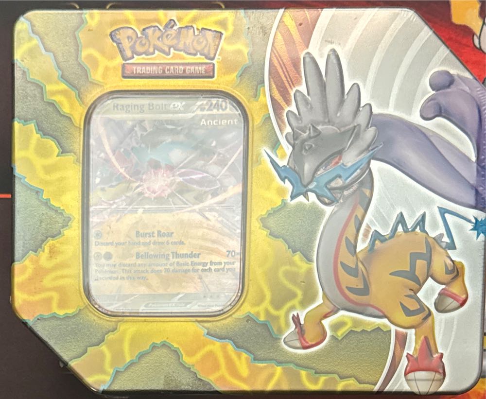 Pokemon Tcg Paradox Destinies Tin  board game collectible [Barcode 820650858406] - Main Image 2