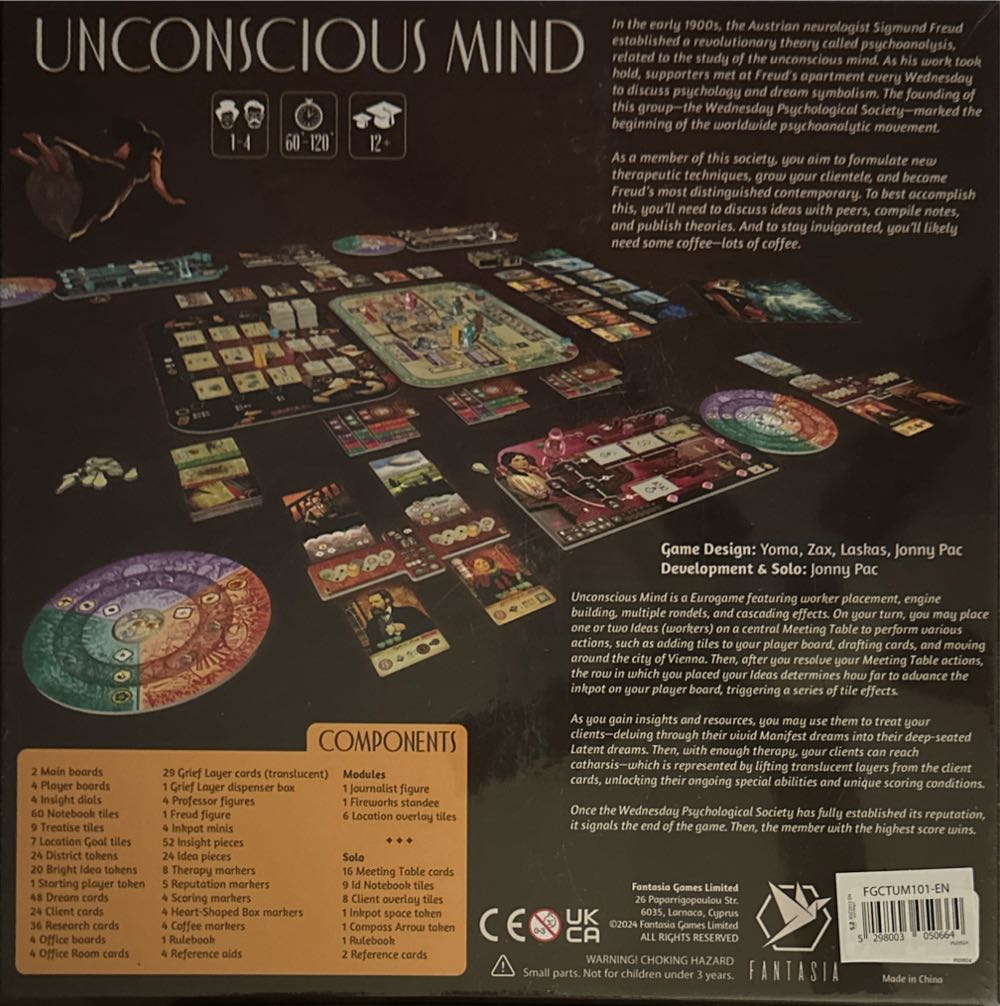 Unconscious Mind (ID Lite/Deluxe Box)  (1-4) board game collectible [Barcode 5298003050664] - Main Image 2