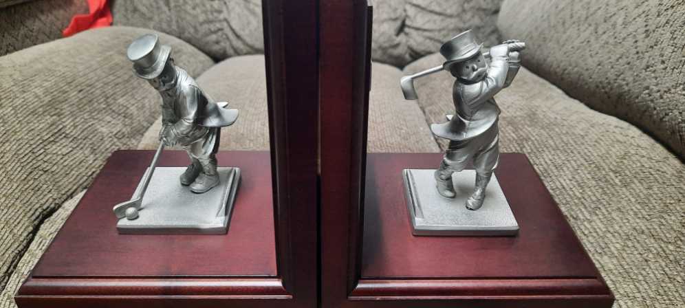 Monopoly Golf Bookends   board game collectible - Main Image 2