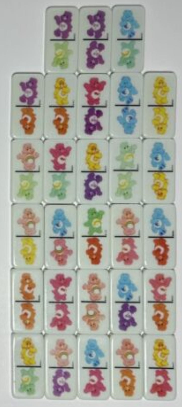 Care Bears Dominoes  (1-4) board game collectible [Barcode 047754697001] - Main Image 3