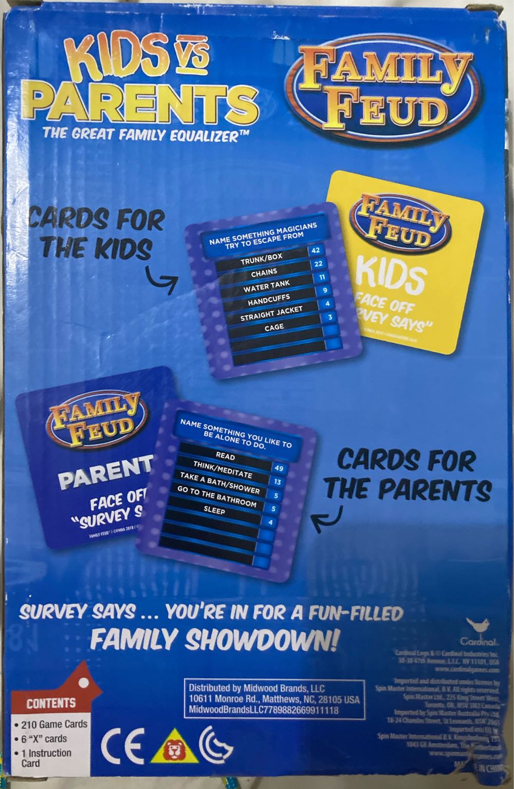 Family Feud: Kids Vs Parents  (2-4) board game collectible [Barcode 778988266991] - Main Image 2