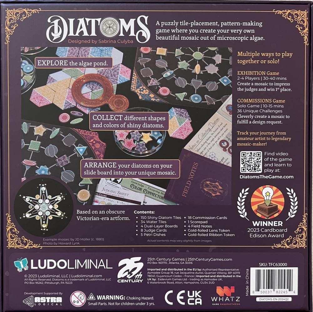 Diatoms: Kickstarter Edition  (1 - 4) board game collectible [Barcode 850037822454] - Main Image 2