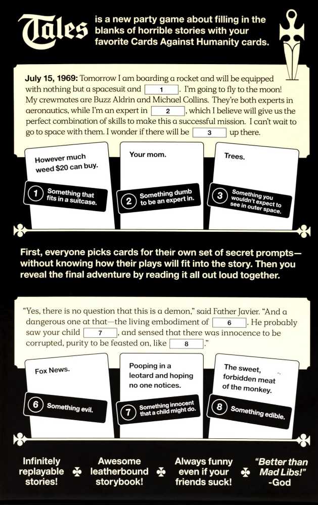 Cards Against Humanity: Tales  (2+) board game collectible [Barcode 817246021825] - Main Image 2