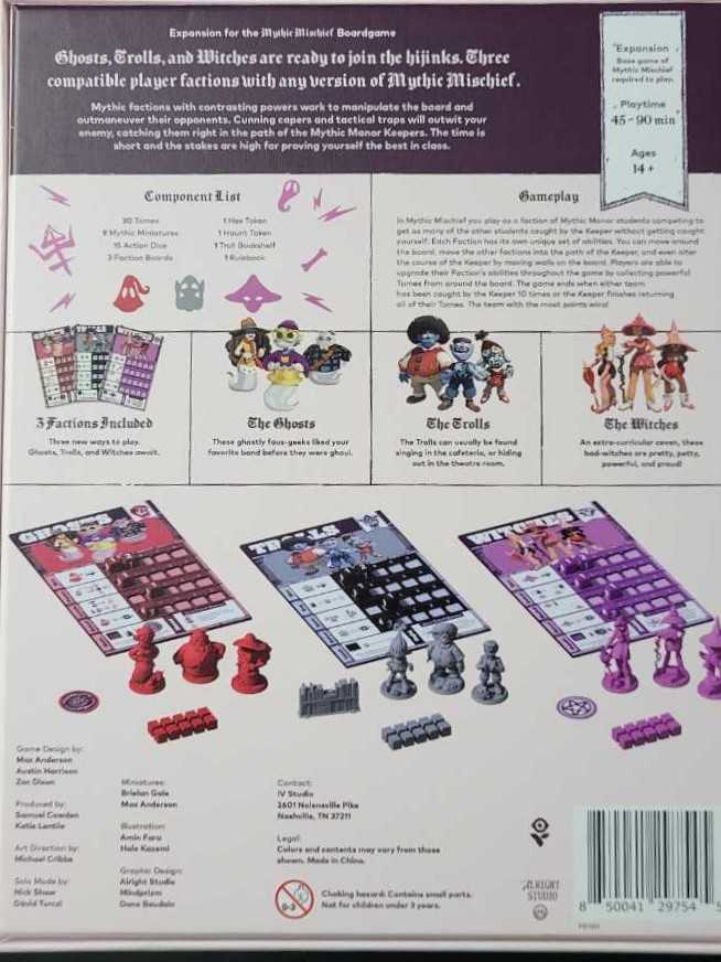 Mythic Mischief Appendix A  (1-4) board game collectible [Barcode 850041297545] - Main Image 2