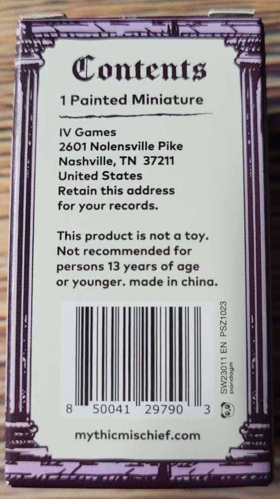 Mythic Mischief Painted Headmaster  board game collectible [Barcode 850041297903] - Main Image 2