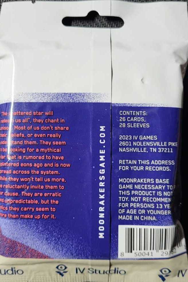 Moonrakers: Starfall  board game collectible [Barcode 850041297521] - Main Image 2