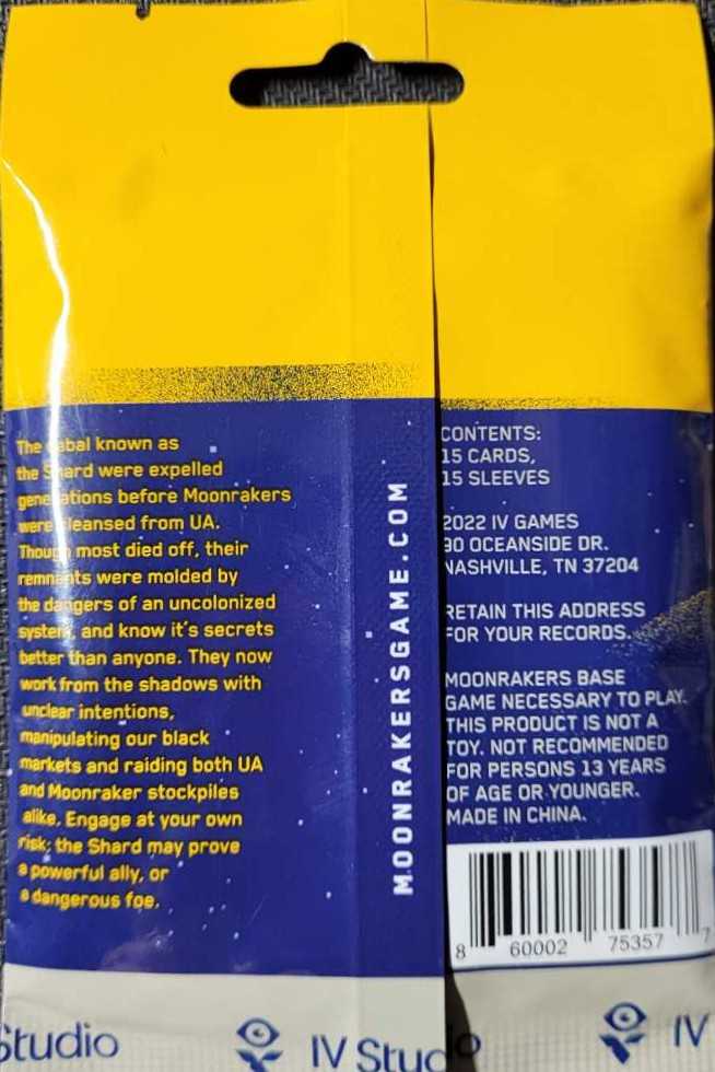 Moonrakers: Shard  board game collectible [Barcode 860002753577] - Main Image 2