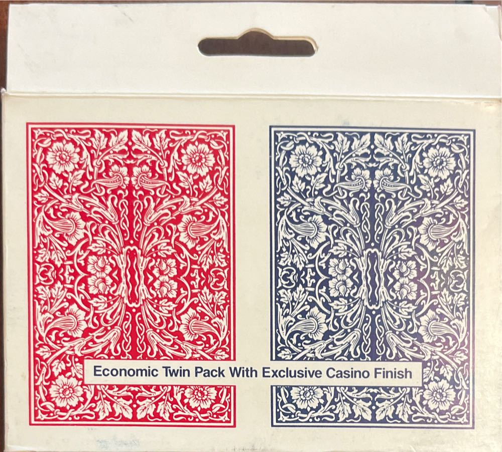 CVS Poker Twin Pack Red And Blue Aarco  board game collectible [Barcode 044611569693] - Main Image 2