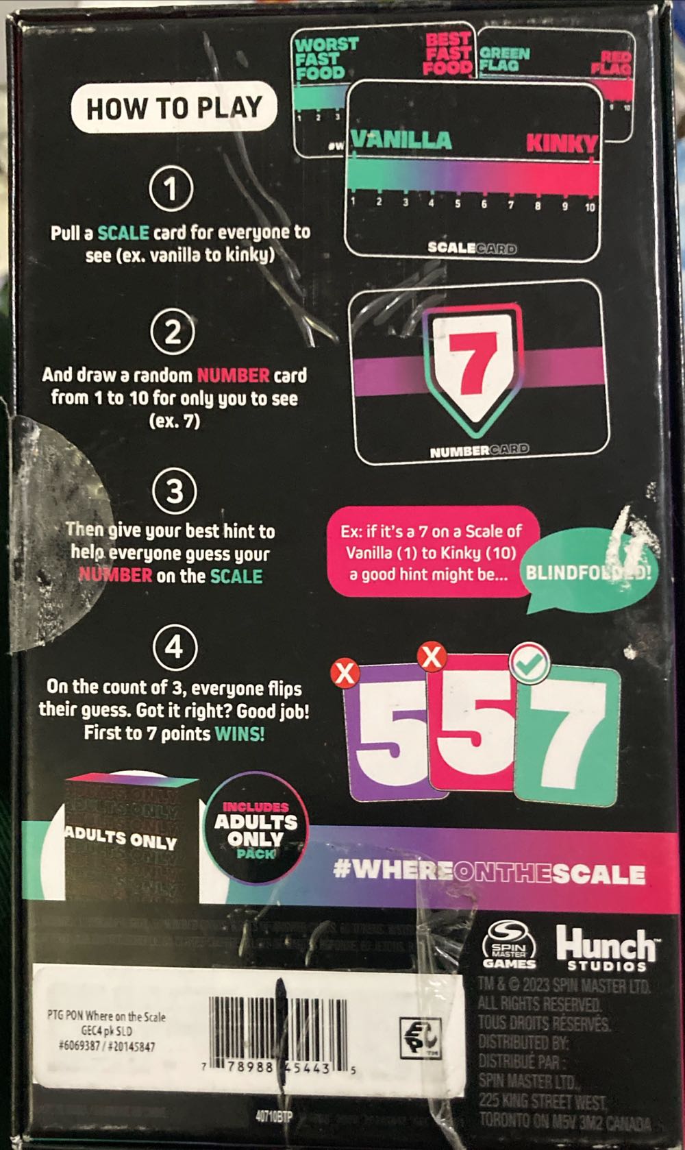 Where On The Scale  (3-8) board game collectible [Barcode 778988454435] - Main Image 2