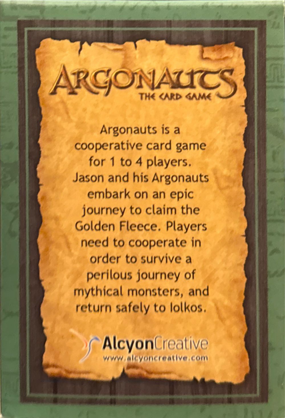 Argonauts: The Card Game  (1-4) board game collectible [Barcode 5200110241064] - Main Image 2