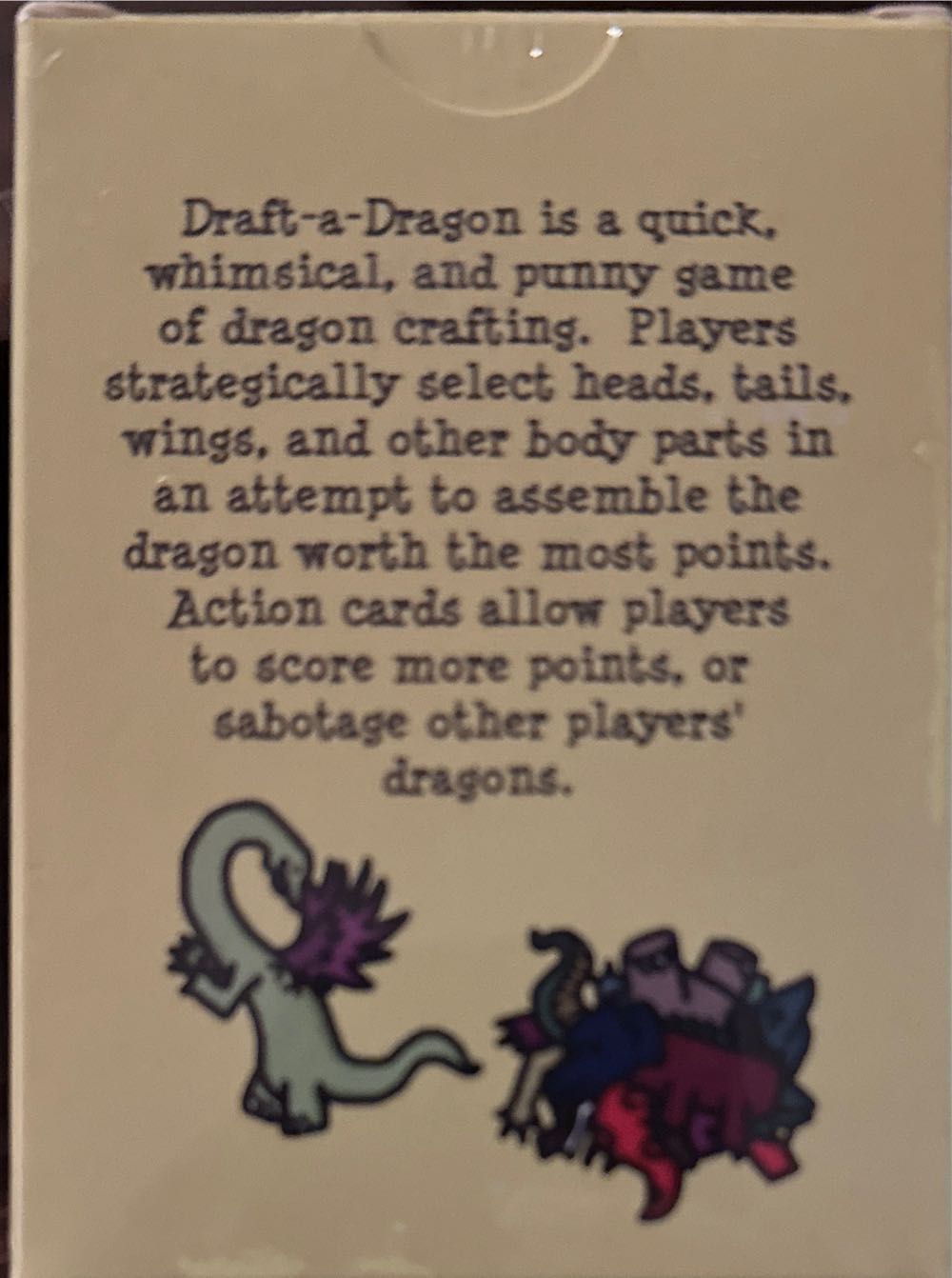 Draft A Dragon  (2-6) board game collectible - Main Image 2