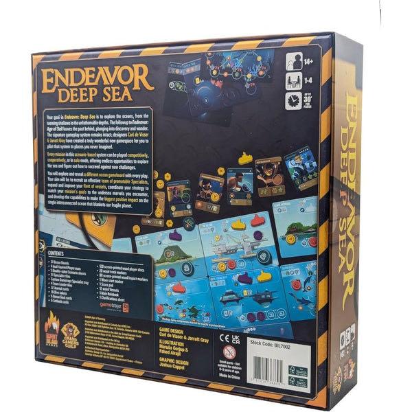 Endeavor: Deep Sea  (1-4) board game collectible [Barcode 787416368695] - Main Image 2