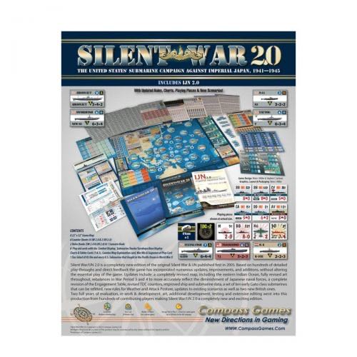 Silent War and IJN, Deluxe 2nd Edition  (1) board game collectible - Main Image 2