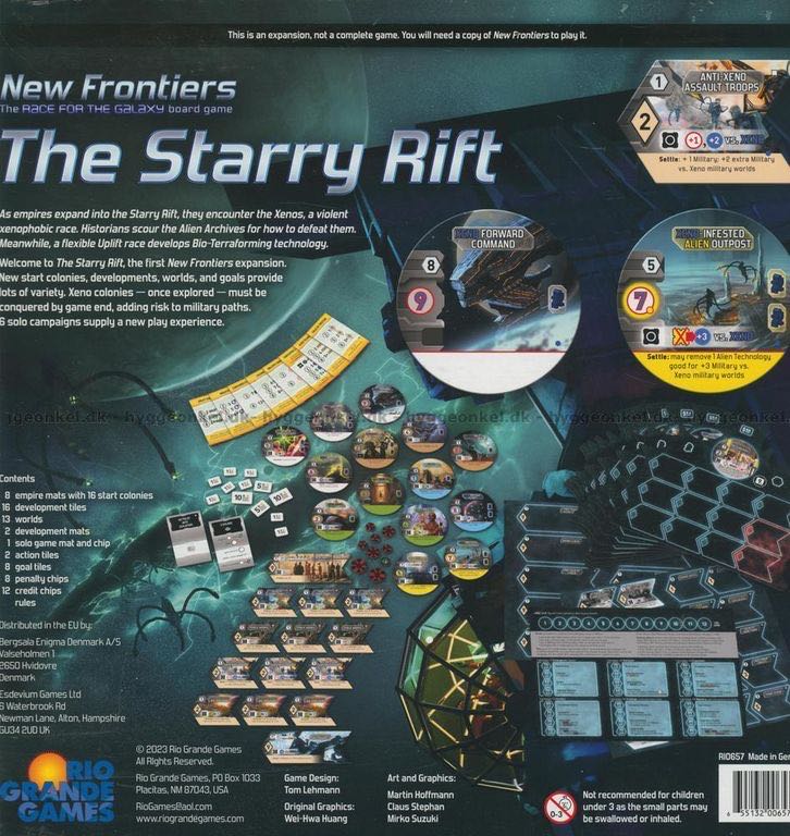 New Frontiers - The Starry Rift  (1-5) board game collectible [Barcode 655132006576] - Main Image 2