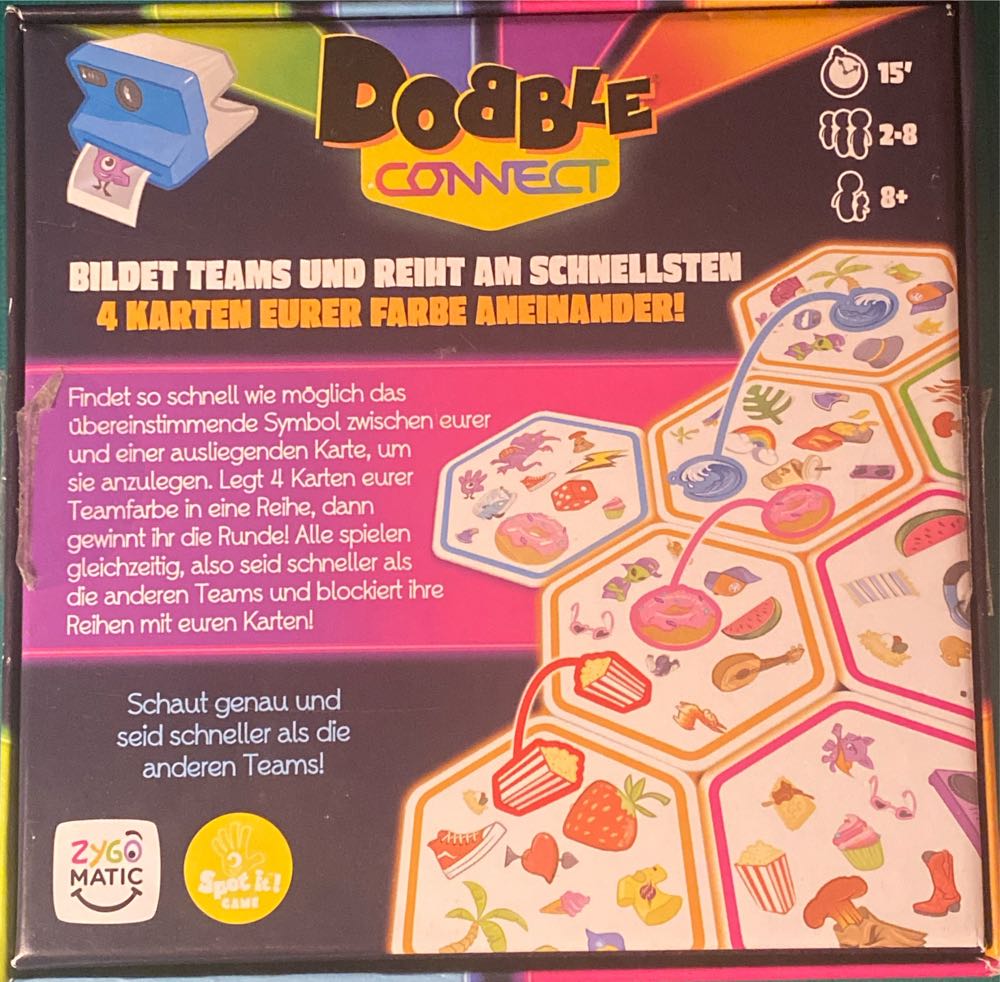 Connect Denis Blanchot Dobble  (2-8) board game collectible [Barcode 3558380108252] - Main Image 2