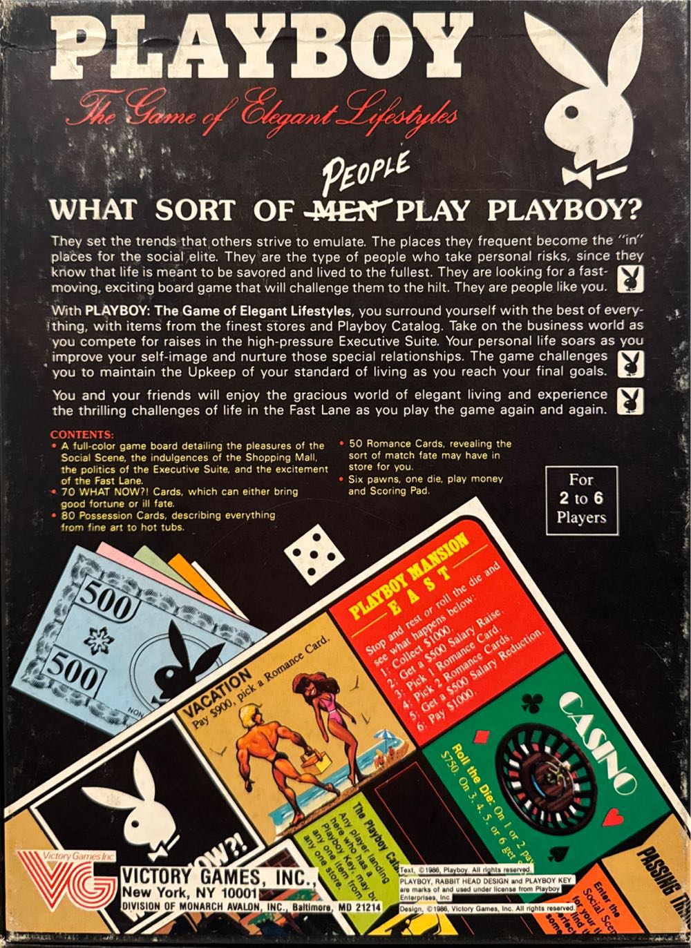 Playboy: The Of Elegant Lifestyles  (2-6) board game collectible [Barcode 050758310012] - Main Image 2