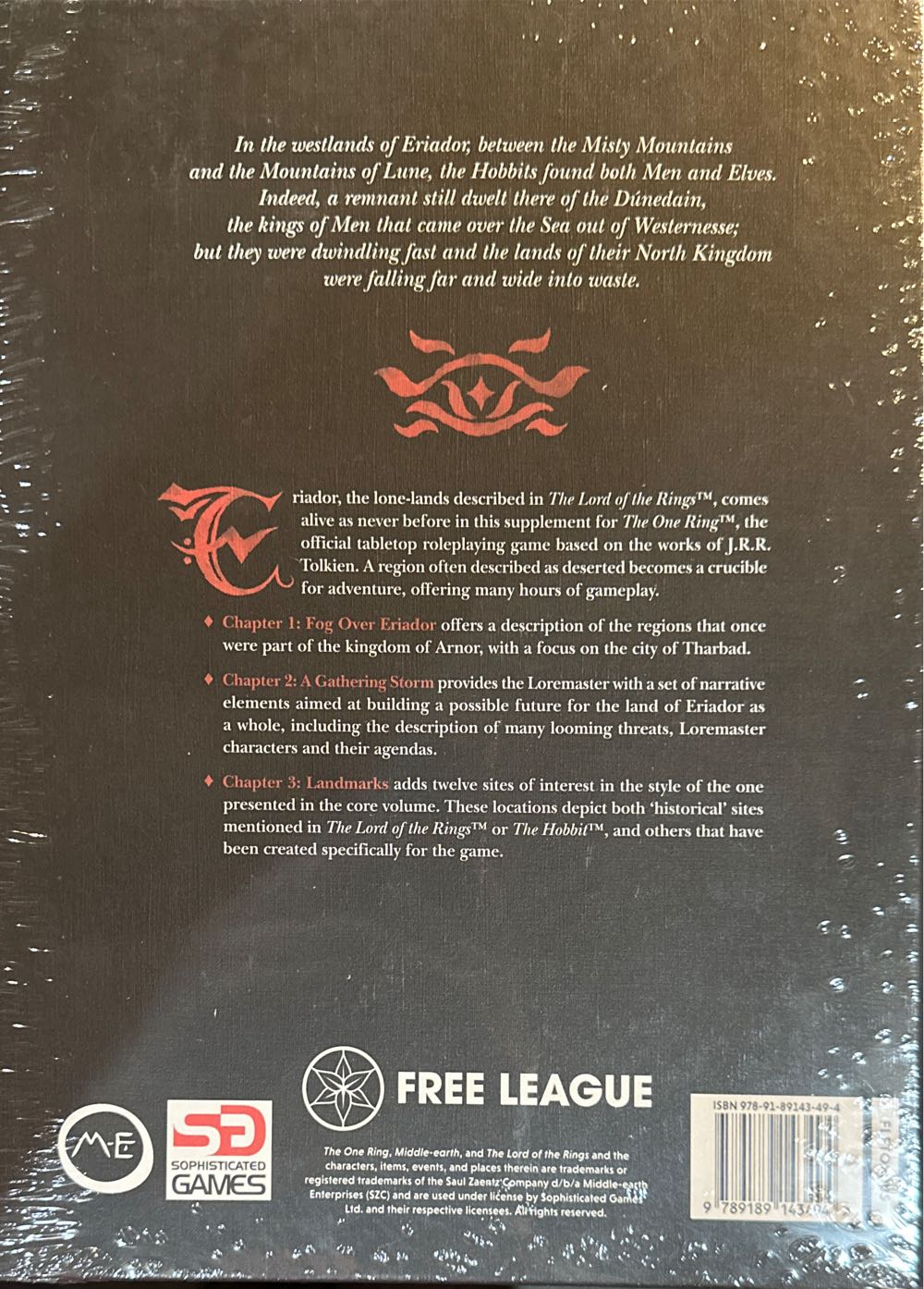 The One Ring: Ruins Of The Lost Realm Supplement  board game collectible [Barcode 9789189143494] - Main Image 2