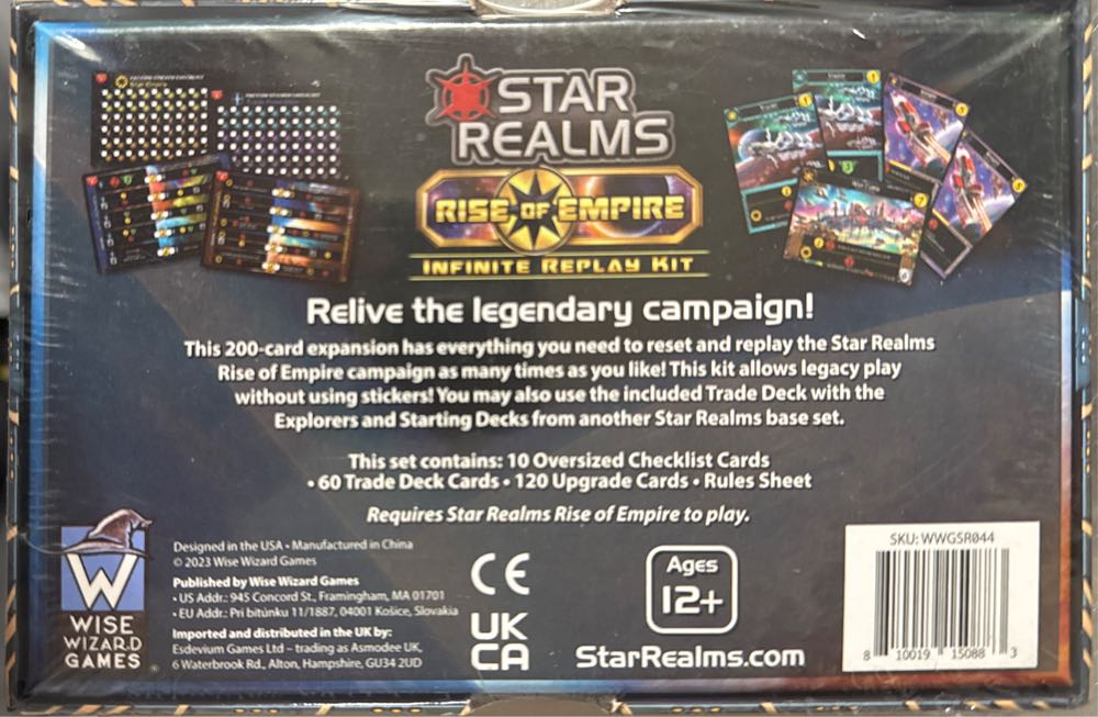 Star Realms: Rise Of The Empire Infinite Replay Kit  (2) board game collectible [Barcode 810019150883] - Main Image 2