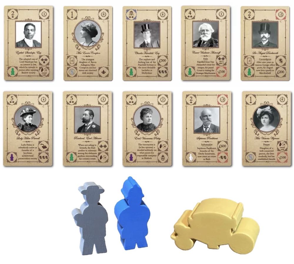 Obsession: Characters  (1-6) board game collectible [Barcode 719710994904] - Main Image 3