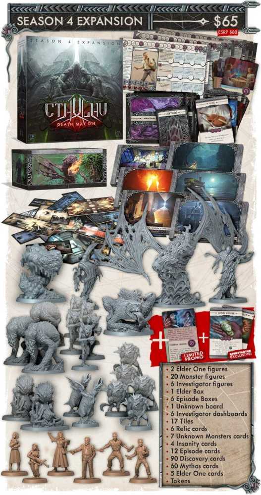 Cthulhu Death May Die: Fear of the Unknown  (1 - 5) board game collectible [Barcode 889696016355] - Main Image 2