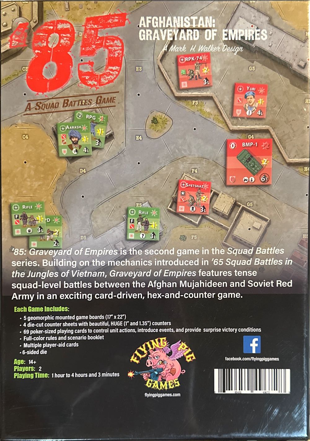 ’85 Afghanistan: Graveyard Of Empires - A Squad Battles Game  (2) board game collectible [Barcode 685450496728] - Main Image 2