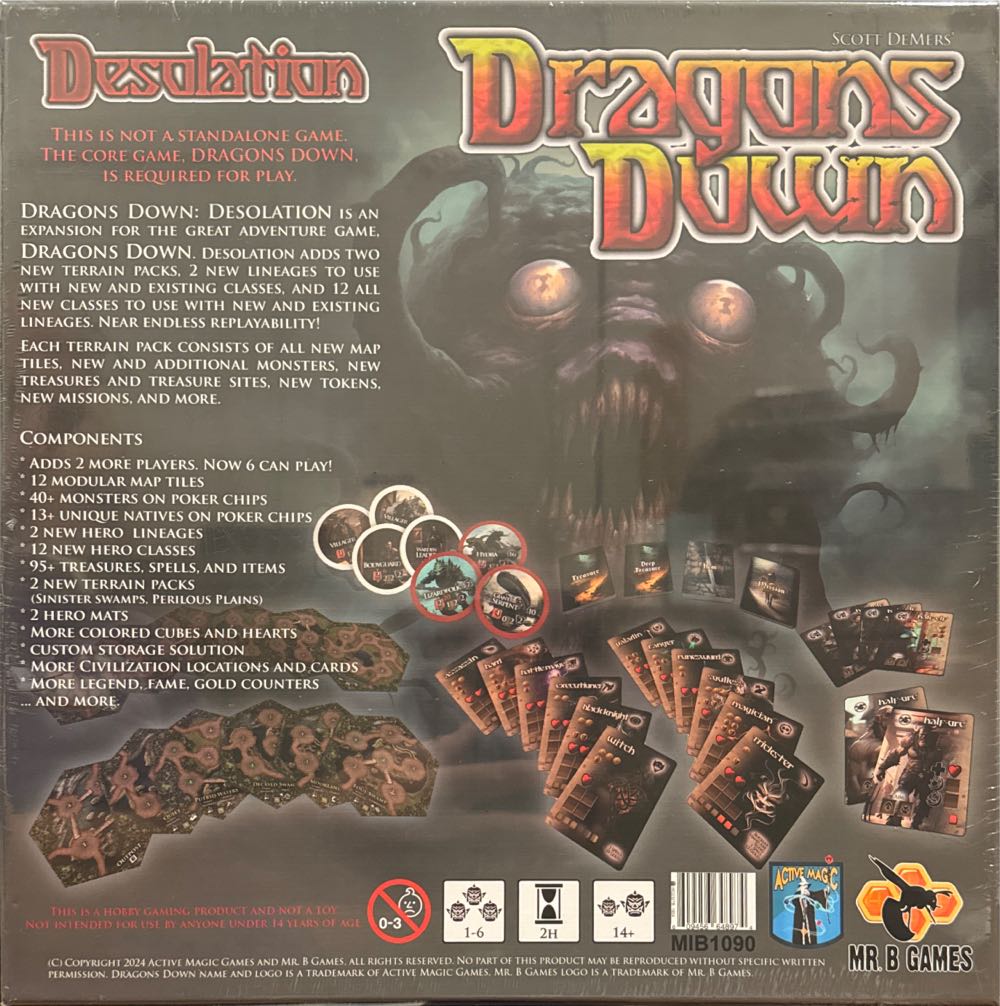 Dragons Down: Desolation - Legend Edition  board game collectible [Barcode 609456648974] - Main Image 2