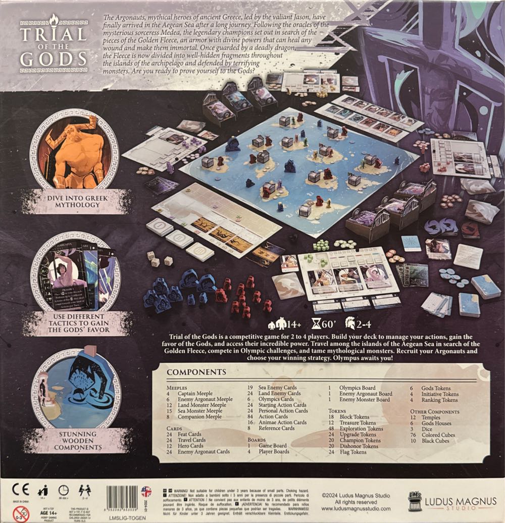 Trial Of The Gods  (2-4) board game collectible [Barcode 8052282853029] - Main Image 2