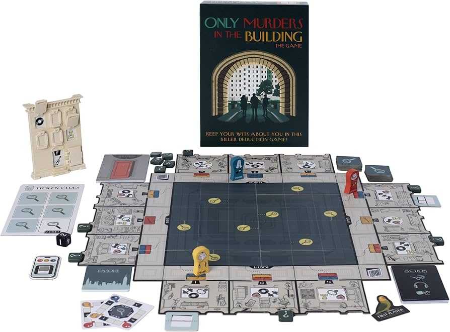 ONLY MURDERS IN THE BUILDING The Game  (2-4) board game collectible [Barcode 8720077331075] - Main Image 3
