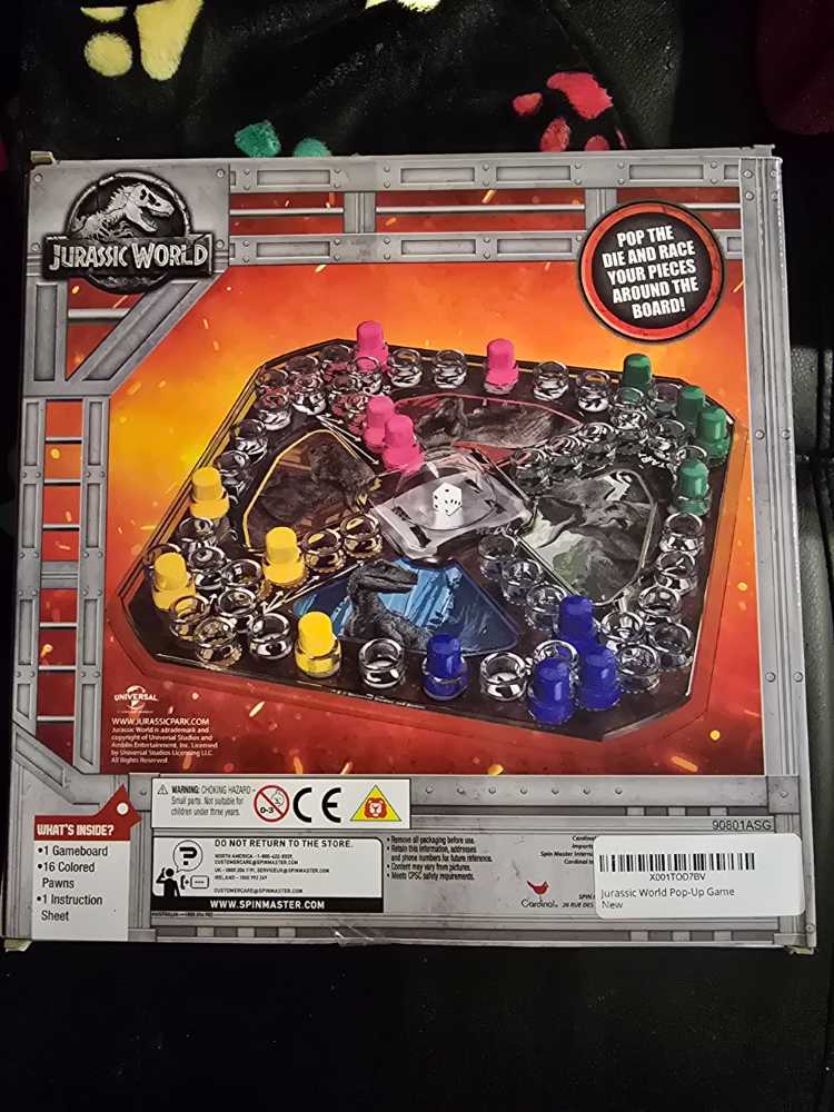 Jurassic World Pop Up  board game collectible [Barcode 778988164921] - Main Image 2