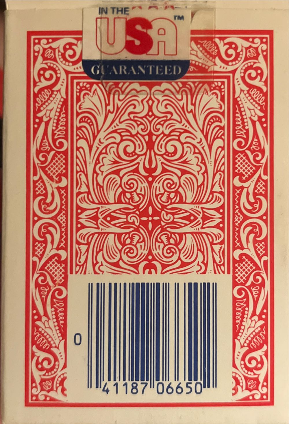 Flag Poker Hoyle Deck Model 6650 Red Maverick  board game collectible [Barcode 041187066502] - Main Image 2