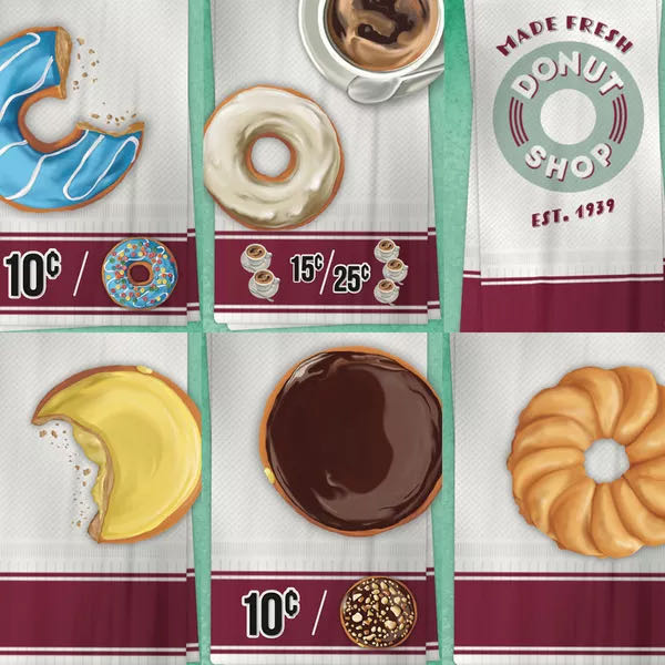 Donut Shop (Deluxe)  (2 3 4) board game collectible [Barcode 850037822256] - Main Image 3