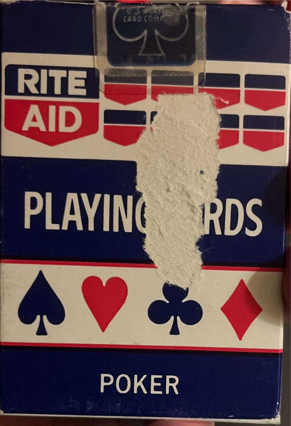 Rite Aid Poker Blue Streamline  board game collectible [Barcode 011822379038] - Main Image 2