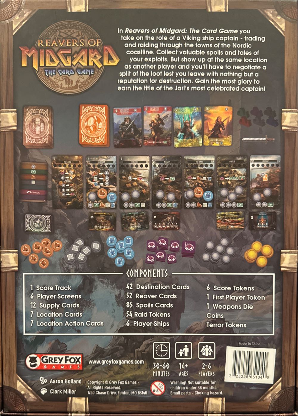 Reavers Of Midgard: The Card Game  (2-6) board game collectible [Barcode 725226651040] - Main Image 2