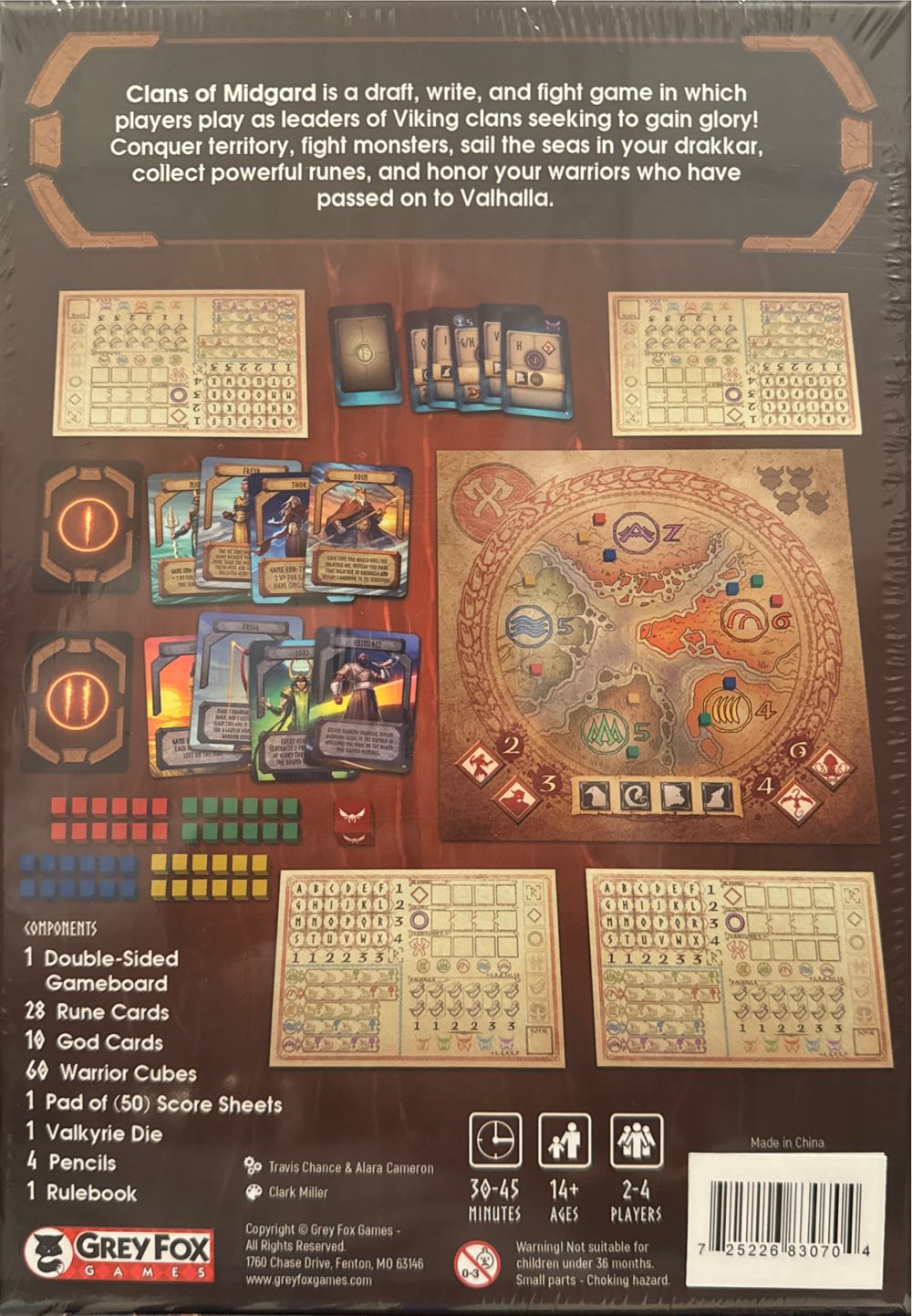 Clans Of Midgard  (2-4) board game collectible [Barcode 725226830704] - Main Image 2