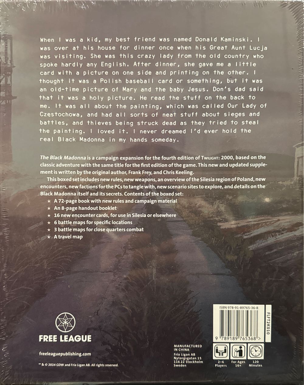 Twilight 2000: The Black Madonna  board game collectible [Barcode 9789189765368] - Main Image 2
