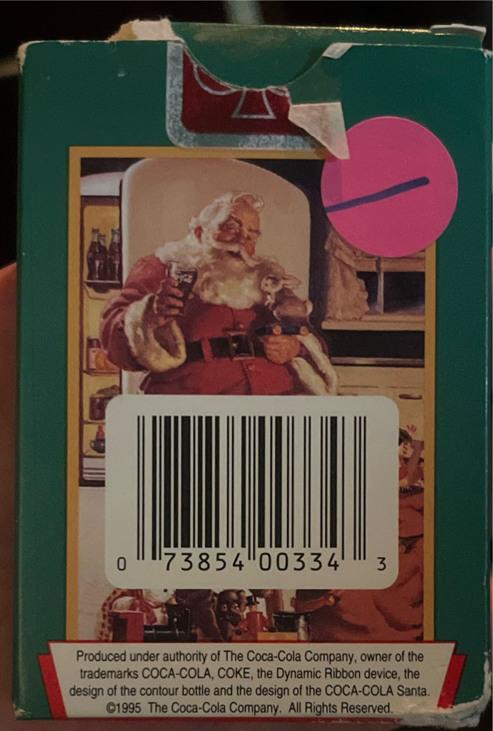 Coca Cola Christmas Green  board game collectible [Barcode 073854003343] - Main Image 2